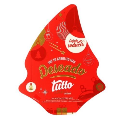 Imagen de CHOCOLATE TUTTO CHOCOLOVERS MINI LATA ARBOLITO 8 UND  72.00 G