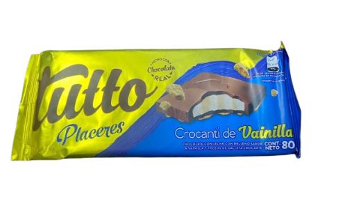 Imagen de CHOCOLATE TUTTO PLACERES CROCANTI DE VAINILLA EN BARRA 80.00 G