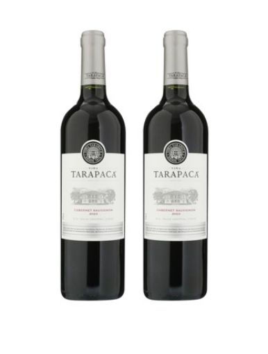 Imagen de OFERTA TARAPACA 1500 ML-2 UND VINO TINTO CABERNET SAUVIGNON 750 ML 