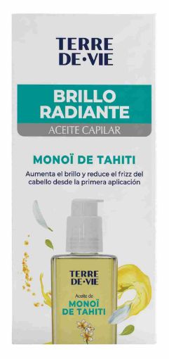 Imagen de ACEITE CAPILAR TERRE DE VIE MONOI DE TAHITI BRILLO RADIANTE 100.00 ML