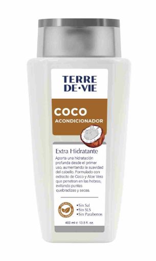 Imagen de ACONDICIONADOR  TERRE DE VIE COCO EXTRA HIDRATANTE 400.00 ML