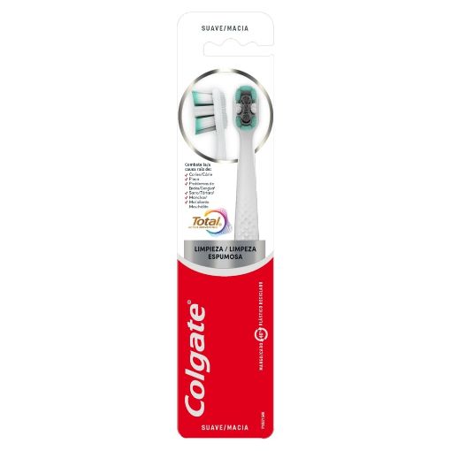 Imagen de CEPILLO DENTAL COLGATE SUAVE TOTAL LIMPIEZA ESPUMOSA 2.00 UND