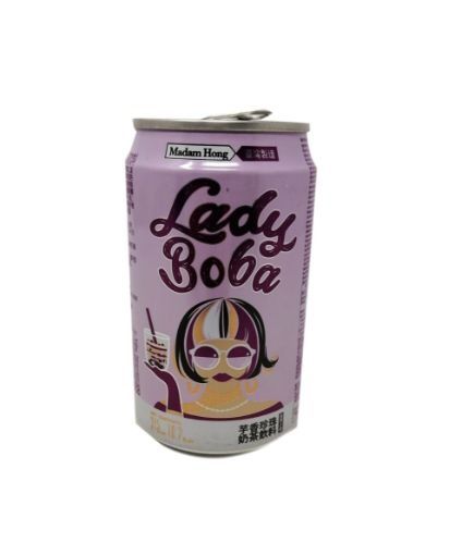 Imagen de BEBIDA CARBONATADA LADY BOBA TÉ DE TAPIOCA TARO CON LECHE 315 ml 