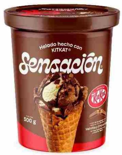 Imagen de HELADO SENSACIÓN KIT KAT 500.00 G