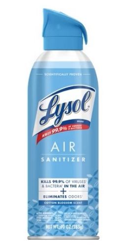 Imagen de DESINFECTANTE LYSOL AROMA COTTON BLOSSOM EN AEROSOL 283.00 ML