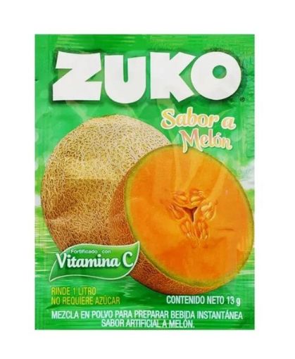 Imagen de BEBIDA ZUKO EN POLVO MELON 13 G