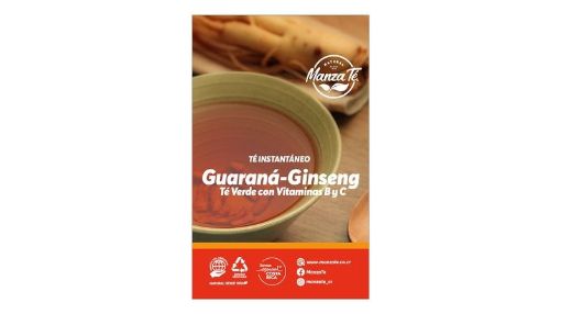 Imagen de TE MANZA TE GUARANÁ-GINSENG 14 UND 42 G