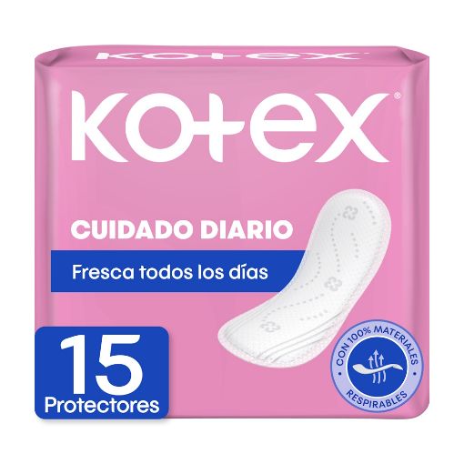 Imagen de PROTECTORES FEMENINOS KOTEX DAYS ANATOMICO 15 UND