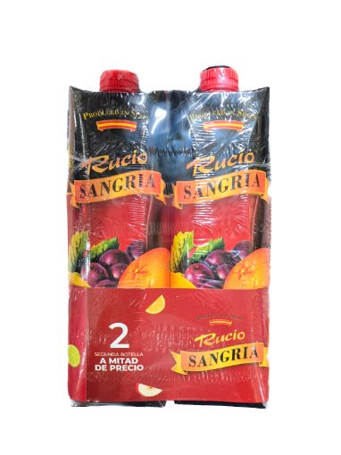 Imagen de OFERTA SANGRIA TINTA RUCIO 1500 ML-2 PACK 2DO A MITAD DE PRECIO 