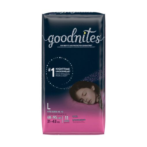 Imagen de PAÑAL GOOD NITES L-XL PARA NIÑA 11 und 