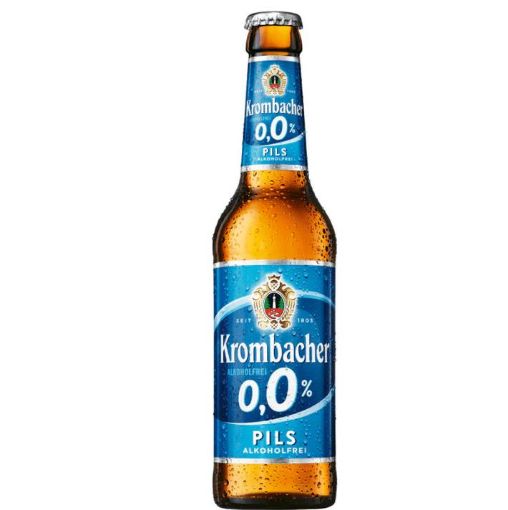 Imagen de CERVEZA KROMBACHER SIN ALCOHOL BOTELLA 330.00 ML