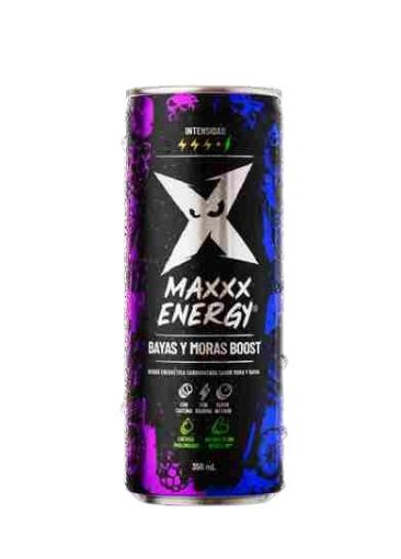 Imagen de BEBIDA MAXXX ENERGY ENERGETICA BOOST DE MORAS 350.00 ML