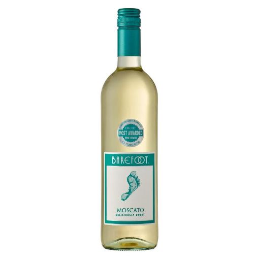 Imagen de VINO BLANCO BAREFOOT MOSCATO BOTELLA 750.00 ML