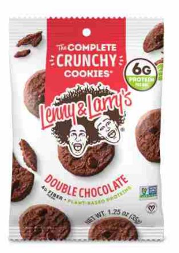 Imagen de GALLETA CON PROTEINA LENNY & LARRYS COMPLETA DOBLE CHOCOLATE 113 G