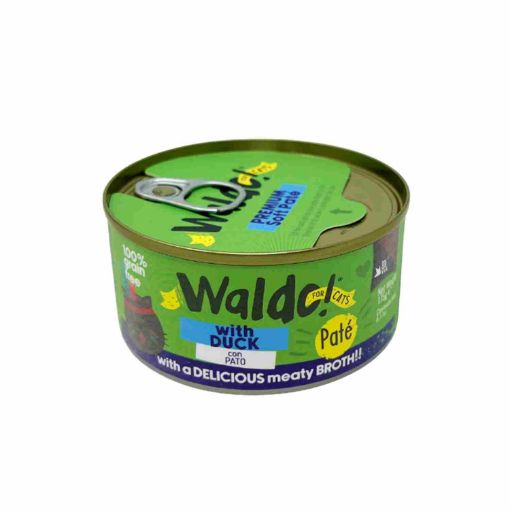 Imagen de ALIMENTO HÚMEDO WALDO PATÉ CON PATO PARA GATO ADULTO LATA 175.00 G