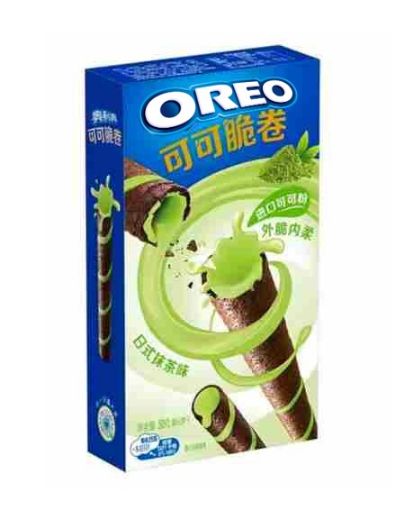 Imagen de BARQUILLO OREO WAFER ROLL MATCHA  50.00 G