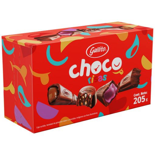 Imagen de CHOCOLATE  GALLITO SURTIDO CAJA 205.00 G