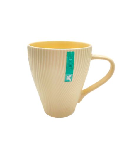 Imagen de TAZA LIFE ART BEIGE PORCELANA 440 ML #N23-05023 1 UND