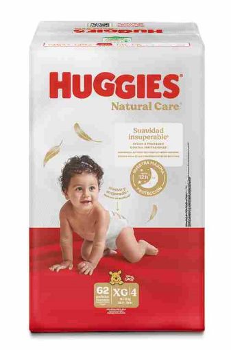 Imagen de PAÑAL HUGGIES NATURAL CARE DESECHABLE TALLA XG|4 62.00 