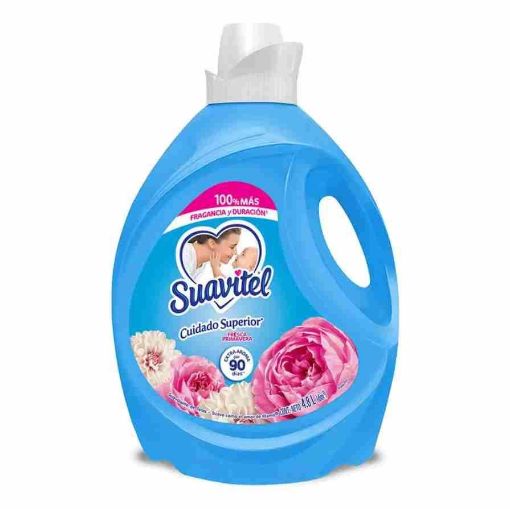 Imagen de SUAVIZANTE SUAVITEL CUIDADO SUPERIOR PARA ROPA FRESCA PRIMAVERA  4800.00 ML