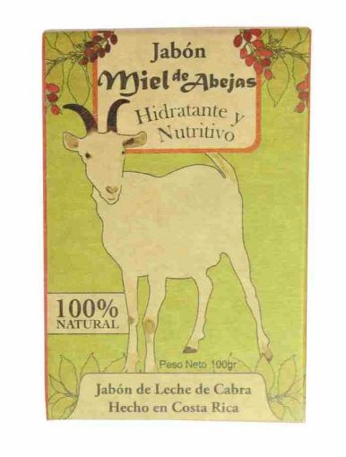 Imagen de JABON DE TOCADOR LA PEQUEÑA GRANJA DE LECHE DE CABRA MIEL DE ABEJA 100.00 G