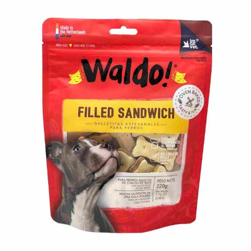 Imagen de GALLETAS WALDO PARA PERROS ADULTOS ARTESANALES 220.00 G