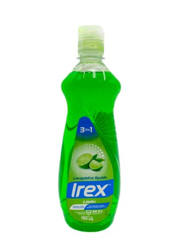 Imagen de LAVAPLATOS LIQUIDO IREX LIMÓN BOTELLA 700.00 ML