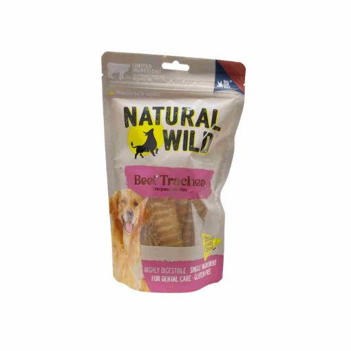 Imagen de SNACK PARA PERRO NATURAL WILD TRAQUEAS DE RES 2.00 UND