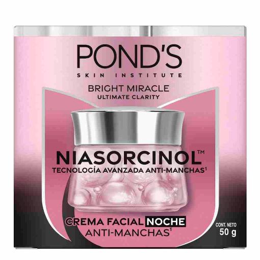 Imagen de CREMA FACIAL PONDS NOCHE BRIGHT MIRACLE ANTI-MANCHAS 50.00 G