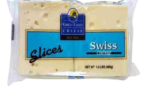 Imagen de QUESO GREAT LAKES SUIZO REBANADO 32 UND  680.00 G