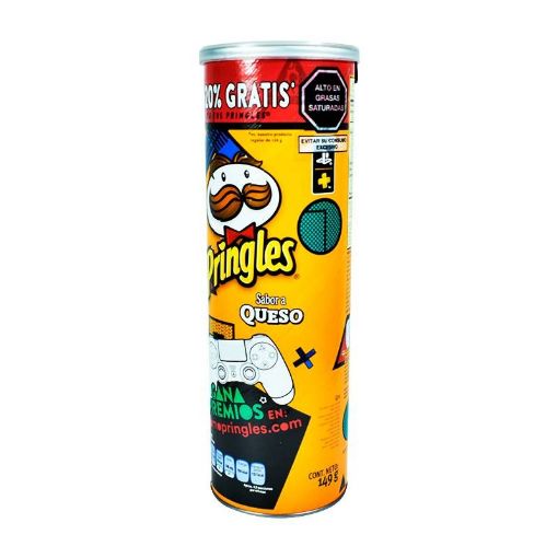 Imagen de OFERTA PAPAS TOSTADAS PRINGLES QUESO 20% MAS  149 g 