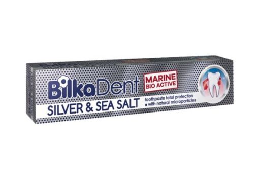 Imagen de CREMA DENTAL BILKA DENT PLATA & SAL MARINA  75.00 ML