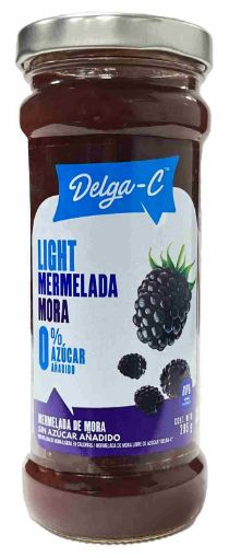 Imagen de MERMELADA DELGA-C MORA SIN AZUCAR VIDRIO 285.00 G