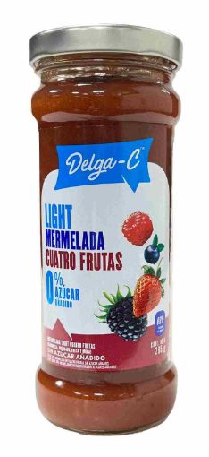 Imagen de MERMELADA  DELGA-C CUATRO FRUTAS SIN AZUCAR 285.00 G