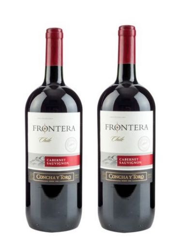 Imagen de OFERTA VINO FRONTERA CABERNET TINTO 2 PACK 1500.00 ML