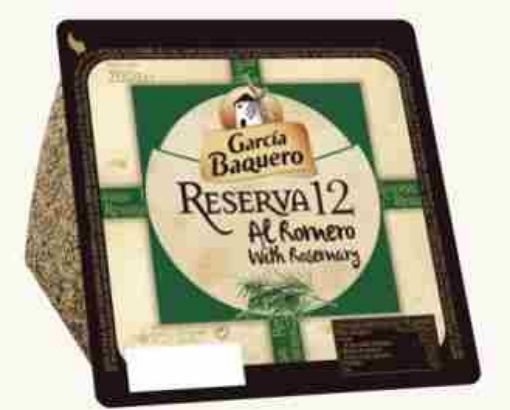 Imagen de QUESO GARCIA BAQUERO AL ROMERO RESERVA  200.00 G