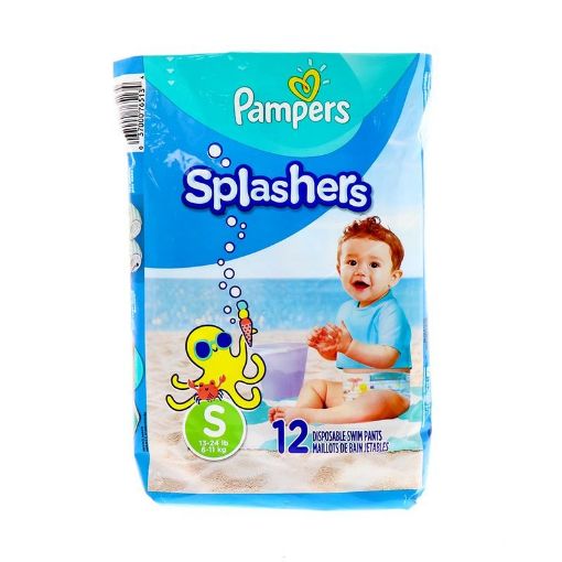 Imagen de PAÑAL PAMPERS SPLASHERS DESECHABLE TALLA S 12.00 UND