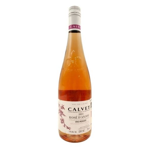 Imagen de VINO ROSADO CALVET ROSÉ D'ANJOU 2021 750.00 ML