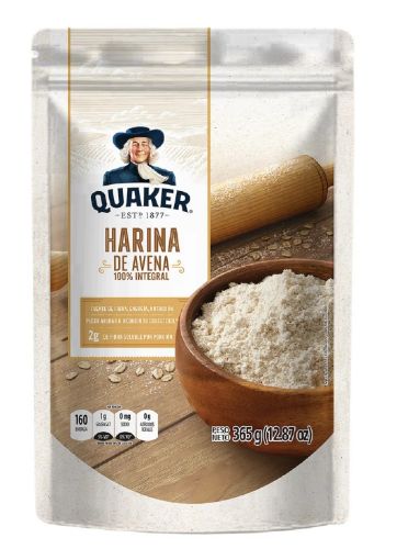 Imagen de HARINA DE AVENA QUAKER INTEGRAL  365.00 G