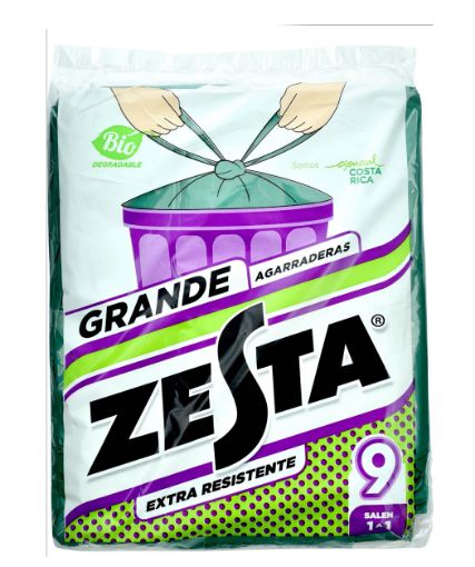 Imagen de BOLSA ZESTA PARA BASURA REGULAR GRANDE 9.00 UND