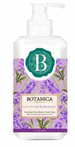 Imagen de JABÓN LIQUIDO PARA MANOS BOTANICA LAVANDA & ROMERO 500.00 ML