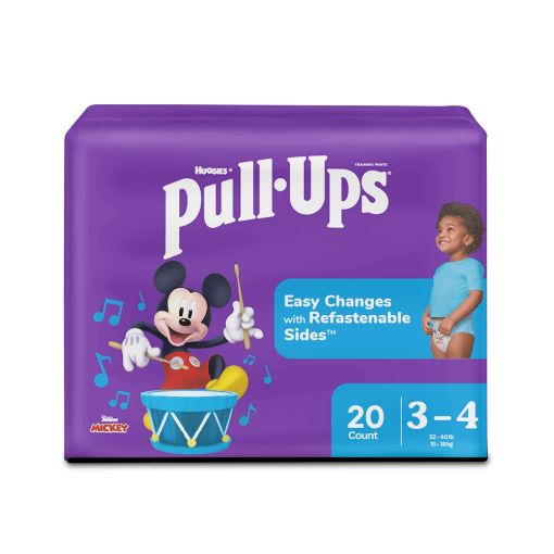 Imagen de PAÑAL HUGGIES PULL UPS DE ENTRENAMIENTO TALLA XG PARA NIÑO 3T-4T 20 UND