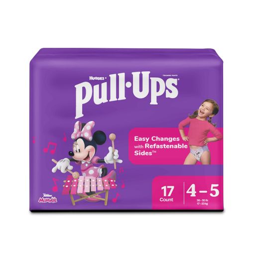 Imagen de PAÑAL HUGGIES UPS DE ENTRENAMIENTO TALLA XG PARA NIÑA 4T-5T 17 UND