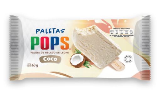 Imagen de PALETA DE HELADO POPS COCO 75 G