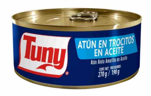 Imagen de ATÚN TUNY TROCITOS EN ACEITE 270.00 G