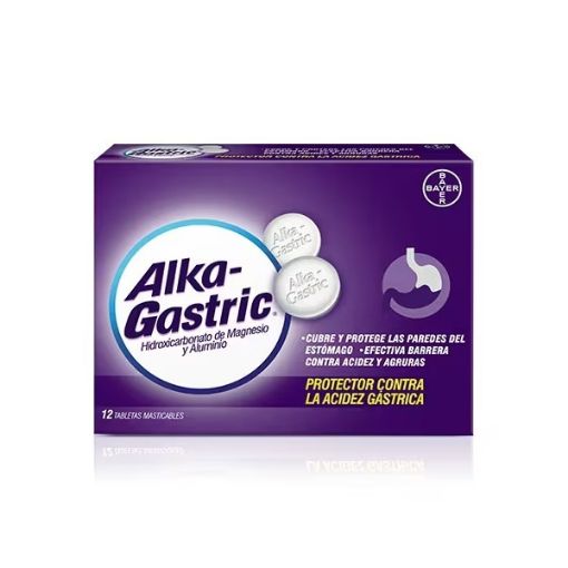 Imagen de ANTIÁCIDO BAYER ALKA GASTRIC  12 UND