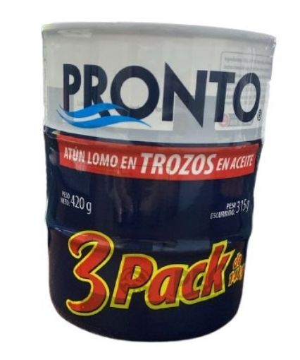 Imagen de OFERTA ATUN  PRONTO TROZOS EN ACEITE PRECIO ESPECIAL 315.00 G