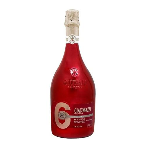 Imagen de VINO ESPUMANTE GIACOBAZZI FRAGOLINO DELIZIOSO DULCE  750.00 ML