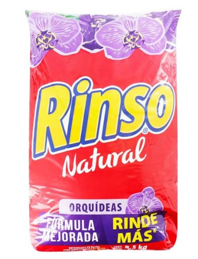 Imagen de DETERGENTE RINSO EN POLVO NATURAL ORQUÍDEAS  8500 G