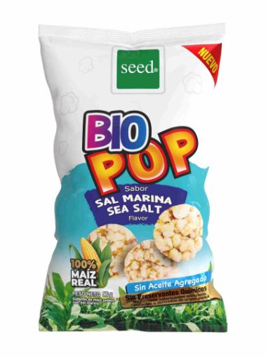 Imagen de GALLETAS SEED BIO POP DE MAIZ CON SAL MARINA  96.00 G